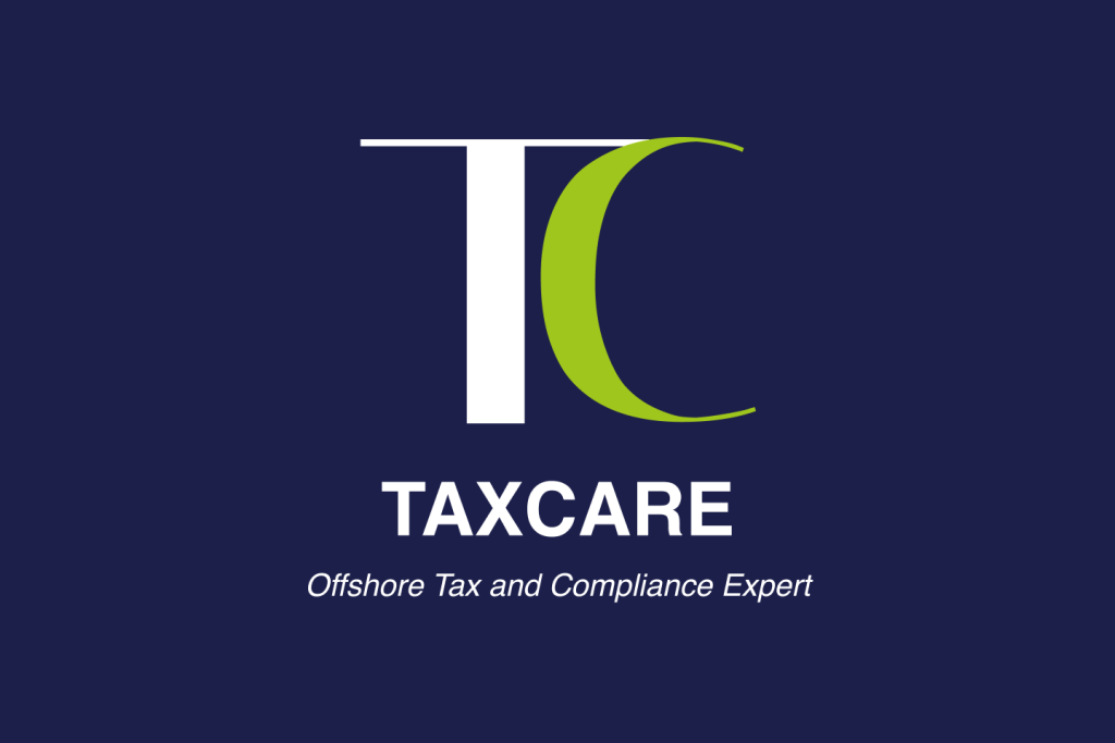 Taxcare logo with offshore tax and compliance expertise